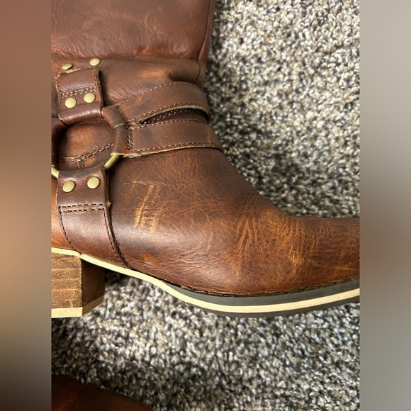 CAT by Caterpillar women’s brown leather riding boots size 6.5 - Picture 11 of 13
